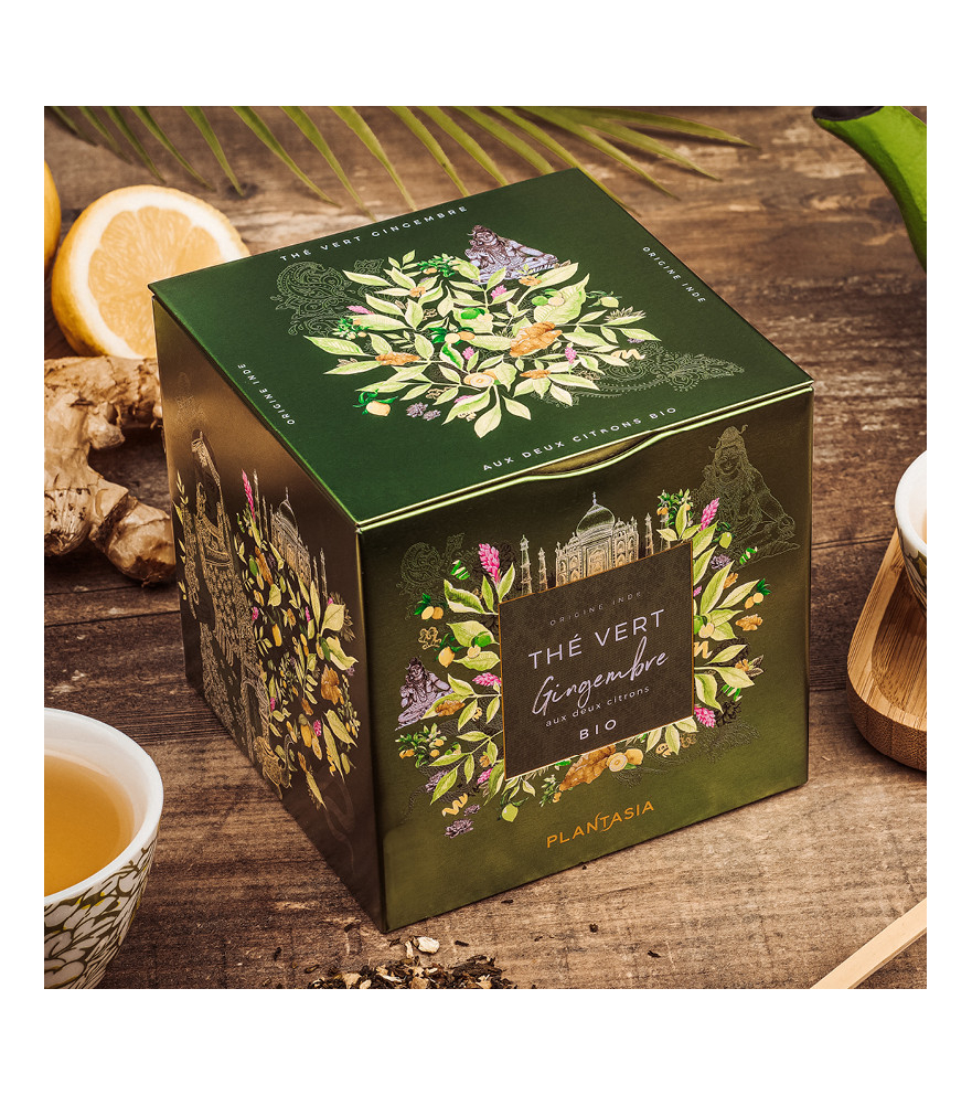Organic Vert Gingembre Tea - Plantasia