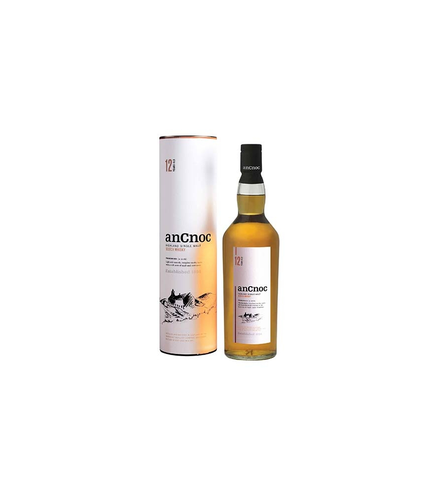 Highland Single Malt Scotch Whisky “anCnoc” 12 years old 0,7l - Knockdhu Distillery