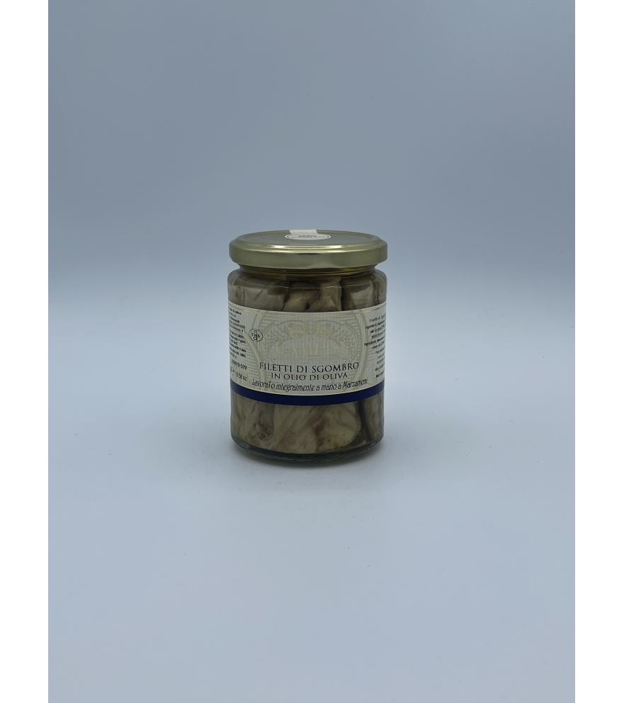 Mackerel Fillets in Olive Oil - Campisi
